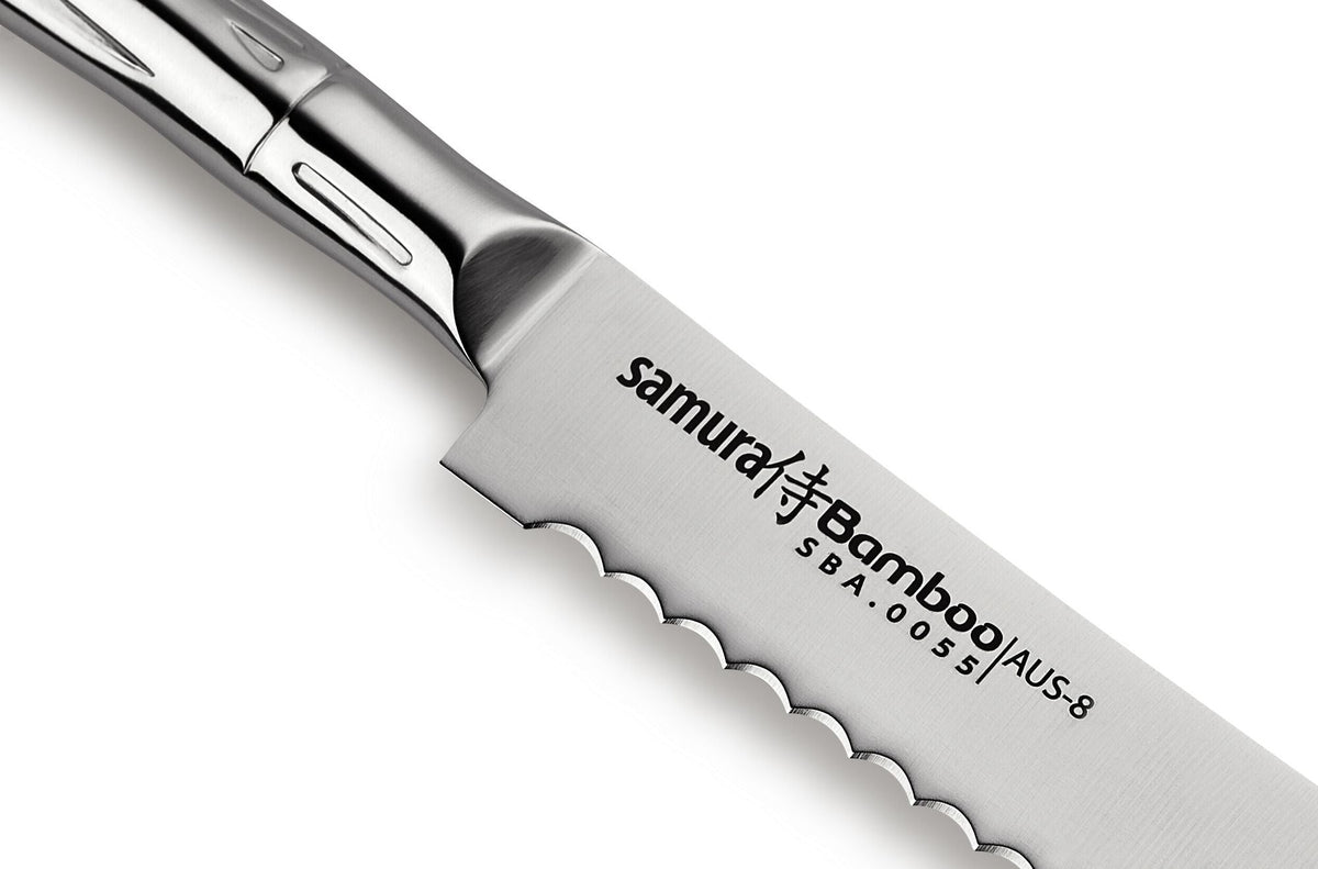 Cuțit Samura Bamboo p/u pâine 220mm/8 AUS-8 HRC-58
