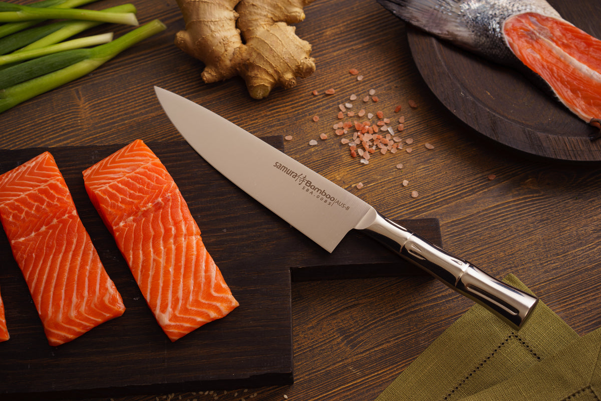 Cuțit Samura Bamboo Chef 200mm/8.0 AUS-8 HRC-58
