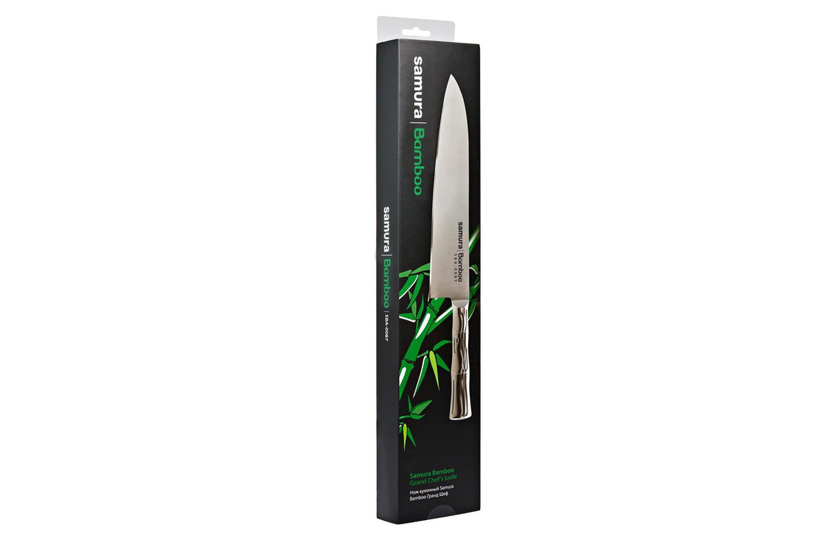 Cuțit Samura Bamboo Grand Chef 9.4"/240mm, AUS-8 HRC-58