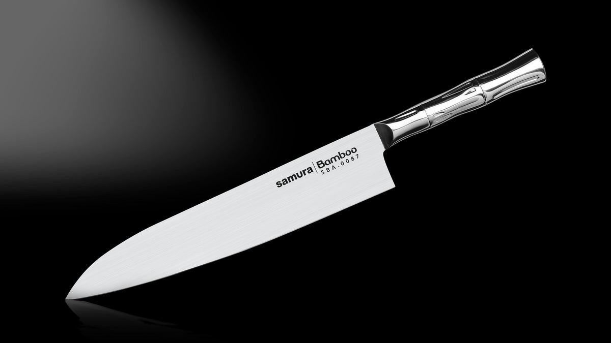 Cuțit Samura Bamboo Grand Chef 9.4"/240mm, AUS-8 HRC-58