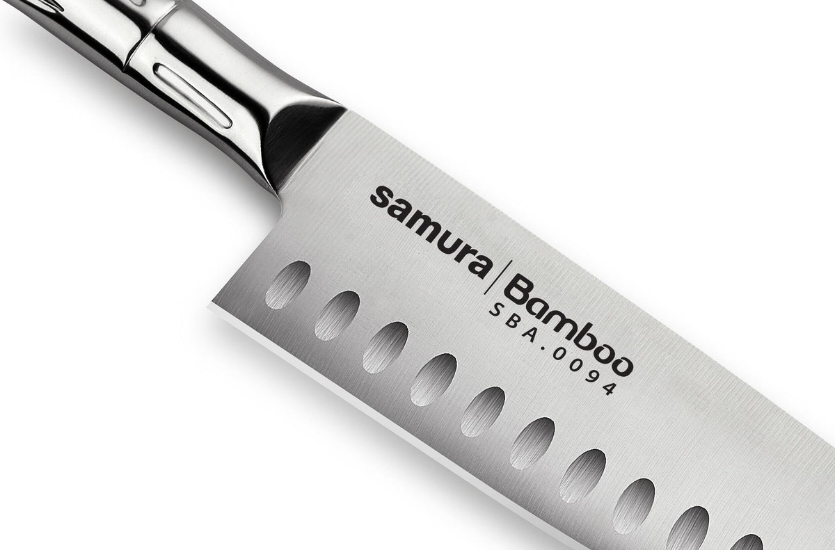 Cuțit Samura Bamboo Santoku 6.3"/160mm, AUS-8 HRC-58