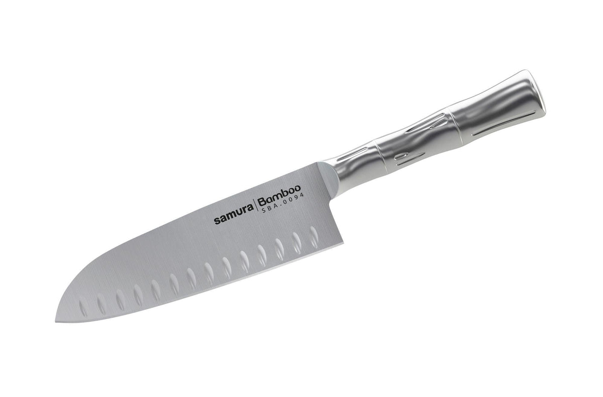 Cuțit Samura Bamboo Santoku 6.3"/160mm, AUS-8 HRC-58