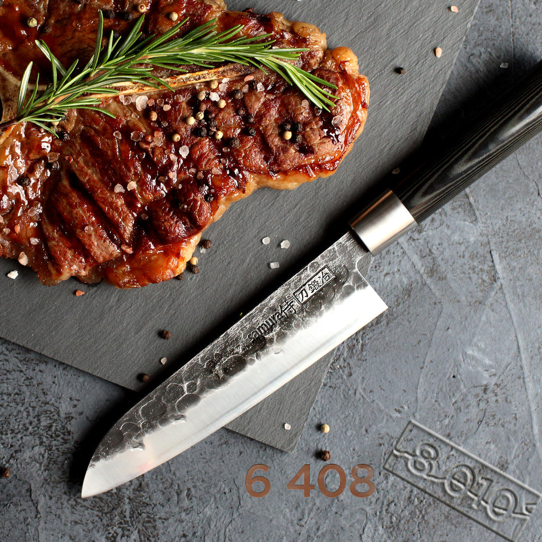 Cuțit Samura Blacksmith Santoku 7.2"/182mm, AUS-10 HRC-58