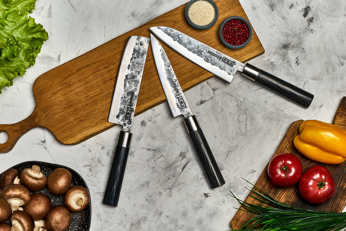 Set cuțite Samura Blacksmith 3 buc. AUS-10 HRC-58