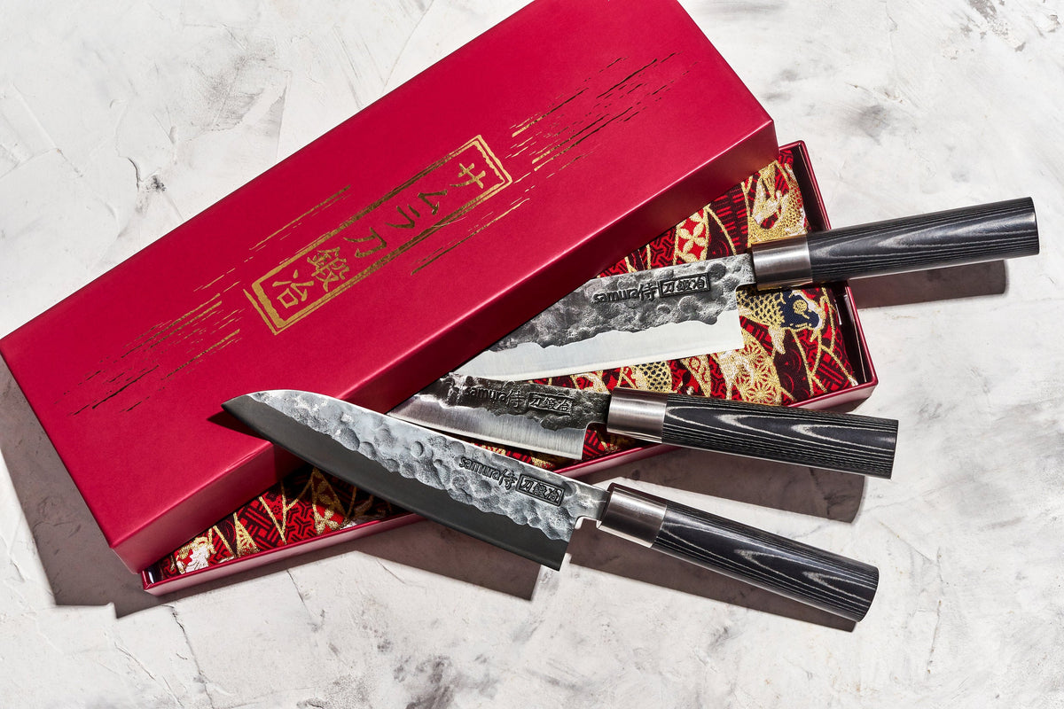Set cuțite Samura Blacksmith 3 buc. AUS-10 HRC-58