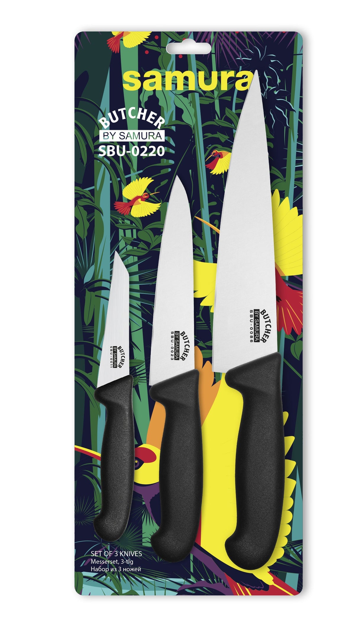 Set cuțite Samura Butcher 3 buc. AUS-8 HRC-58