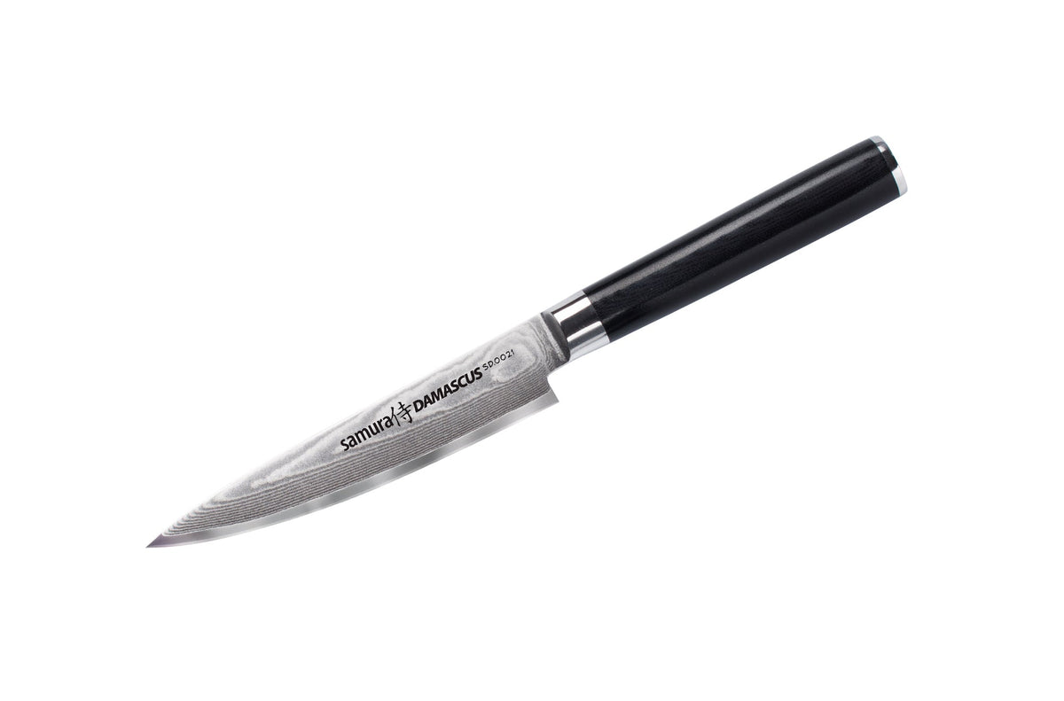 Cuțit universal Samura Damascus 5.0/125mm, oțel Damasc VG-10 67 de straturi, HRC