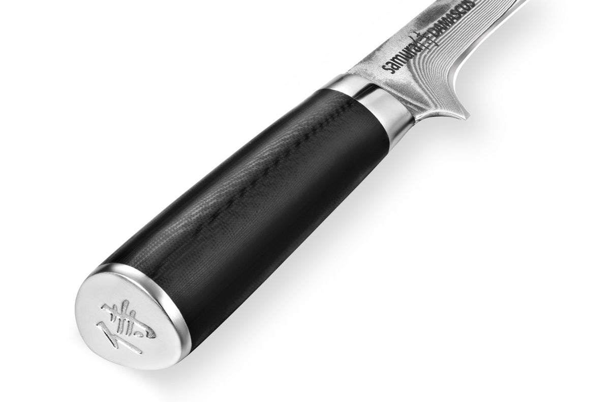 Cuțit de dezosat Samura Damascus 150mm, oțel Damasc VG-10 cu 67 de straturi, HRC