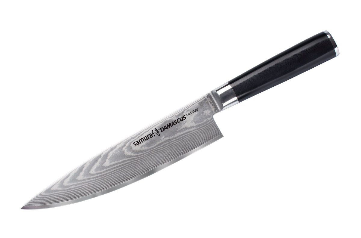 Cuțit Samura Damascus Chef 8.0/200mm, oțel Damasc VG-10 67 de straturi, HRC-61