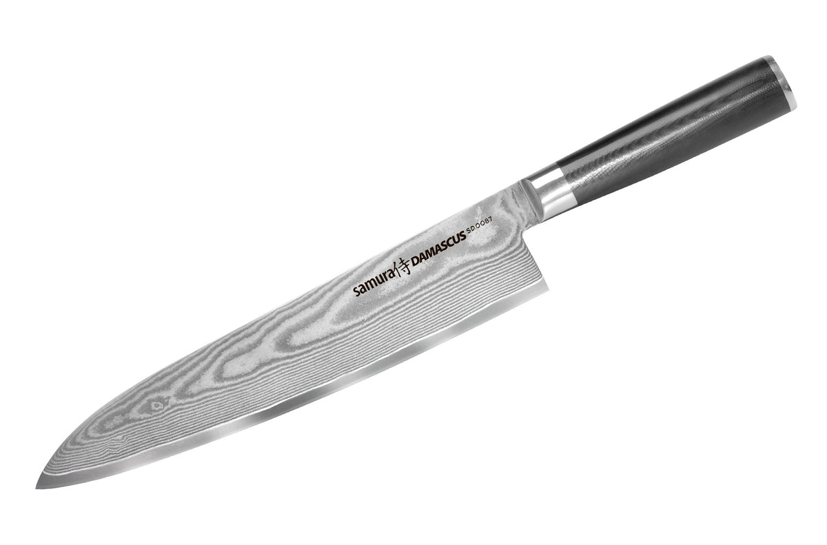 Cuțit Samura Damascus Grand Chef 240mm, oțel Damasc VG-10 67 de straturi, HRC-61