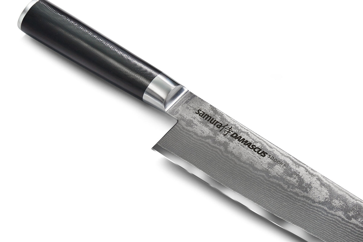 Cuțit Samura Damascus Grand Chef 240mm, oțel Damasc VG-10 67 de straturi, HRC-61