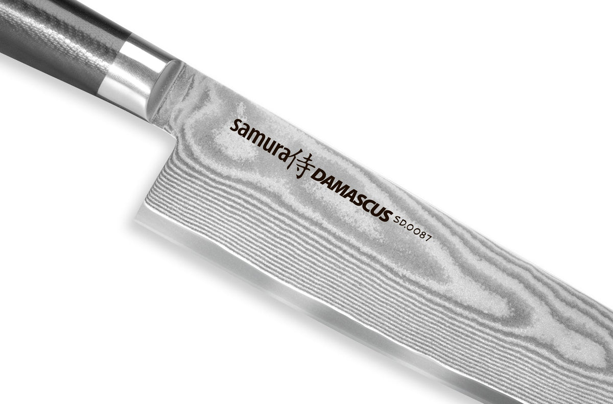 Cuțit Samura Damascus Grand Chef 240mm, oțel Damasc VG-10 67 de straturi, HRC-61