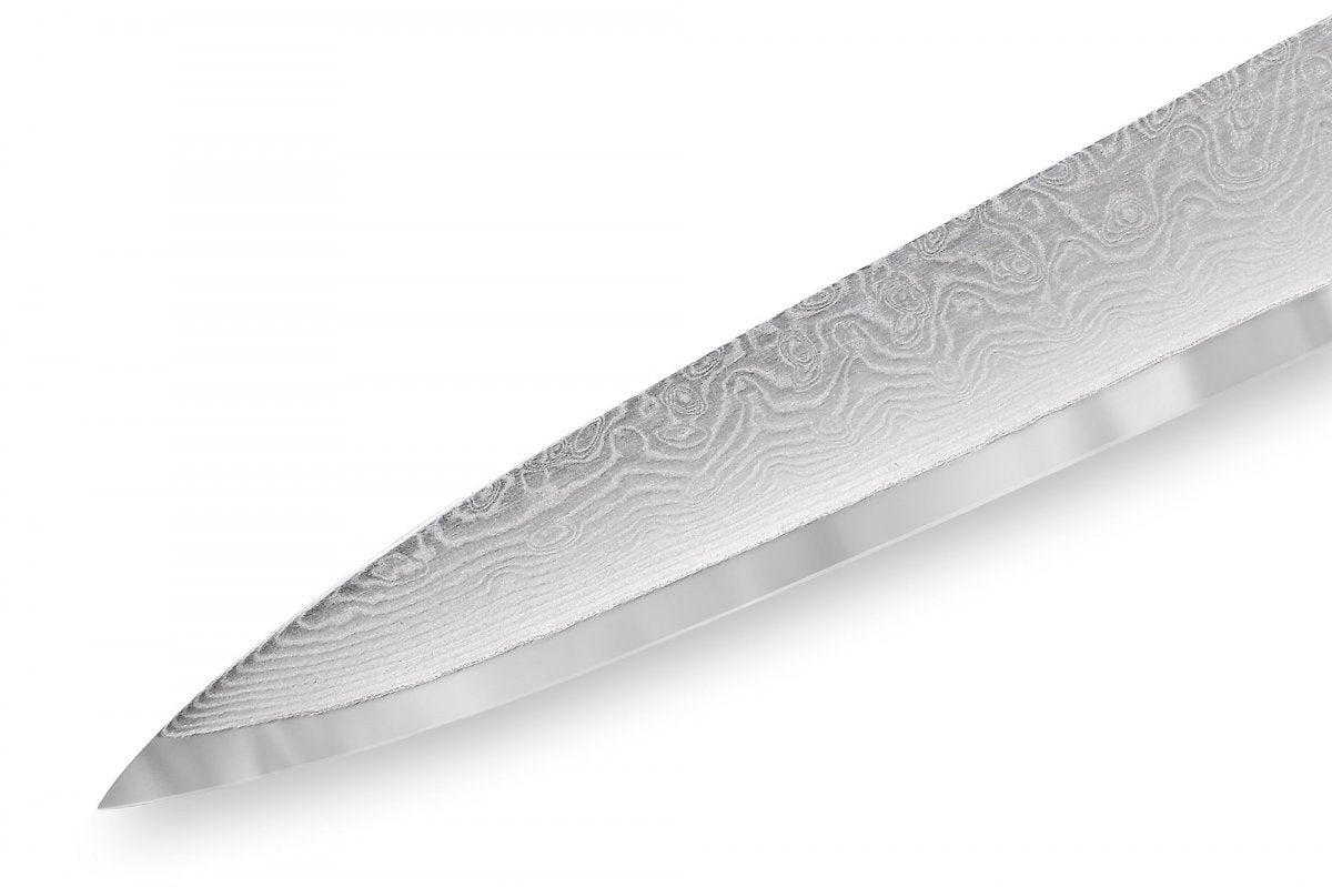 Samura cuțit Damascus pentru feliat 195mm/7.7 oțel Damasc 67 straturi HRC-61