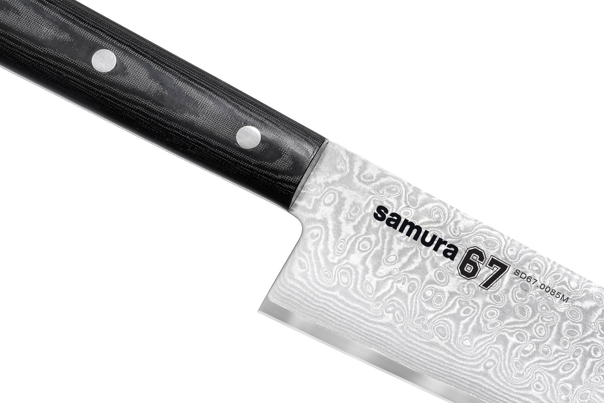 Samura cuțit Damascus Chef 208mm/8.2 oțel Damasc 67 straturi HRC-61