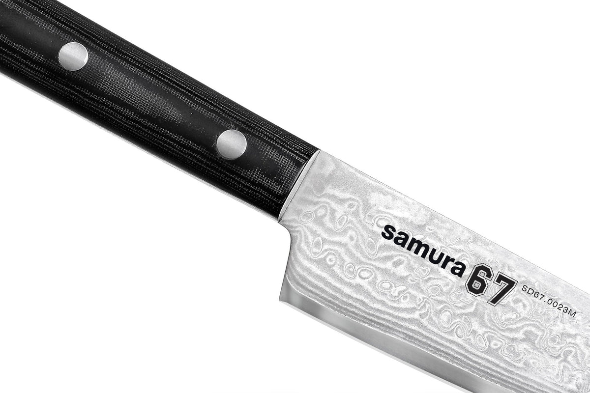 Samura cuțit universal Damascus 67 straturi oțel 150mm/6 Damascus steel HRC-61