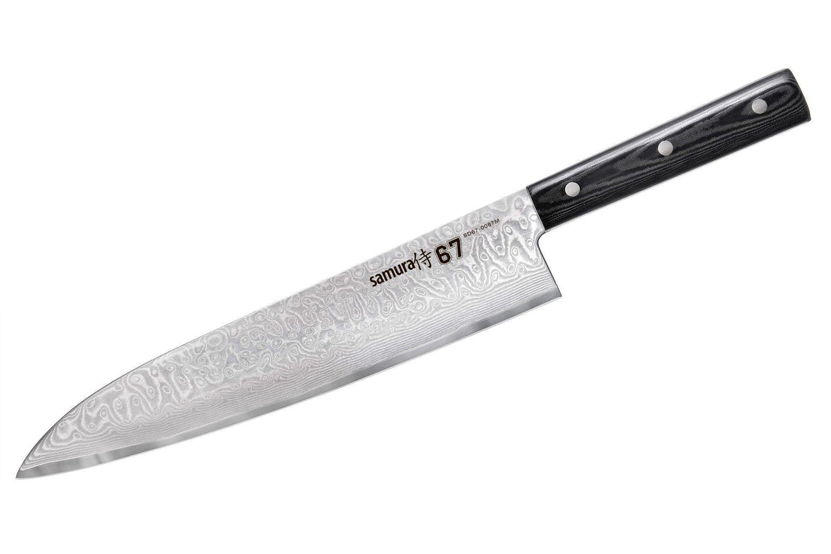 Samura cuțit Damascus universal 240mm/oțel Damasc 67 straturi HRC-61
