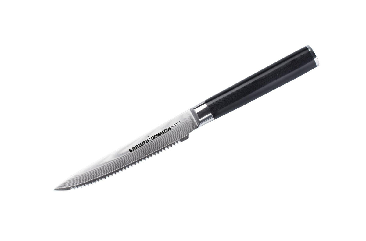 Cuțit pentru tomate 4.7"/120 mm, oțel Damasc VG-10 67 de straturi, HRC-61