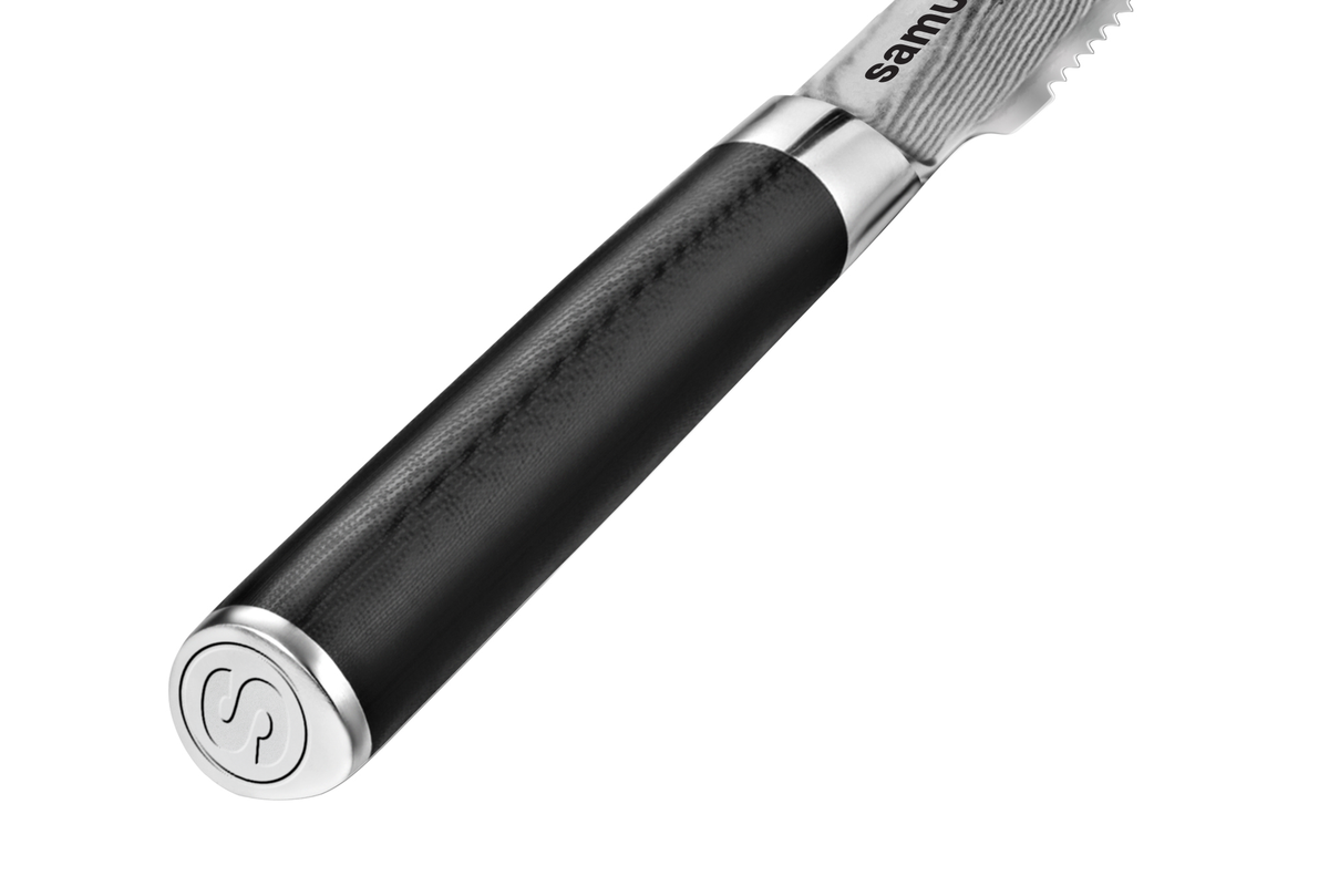 Cuțit pentru tomate 4.7"/120 mm, oțel Damasc VG-10 67 de straturi, HRC-61
