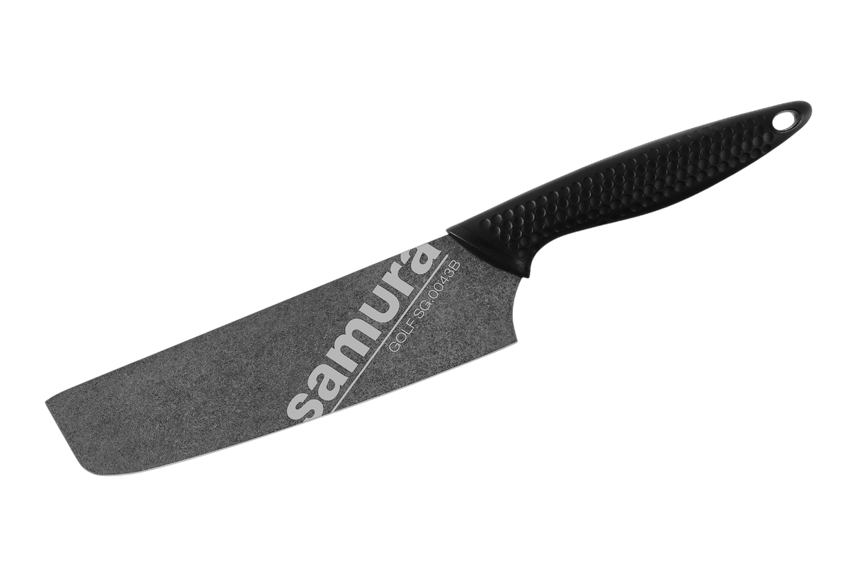 Cuțit Samura Golf Nakiri Stonewash  6.6"/167mm, AUS-8 HRC-58