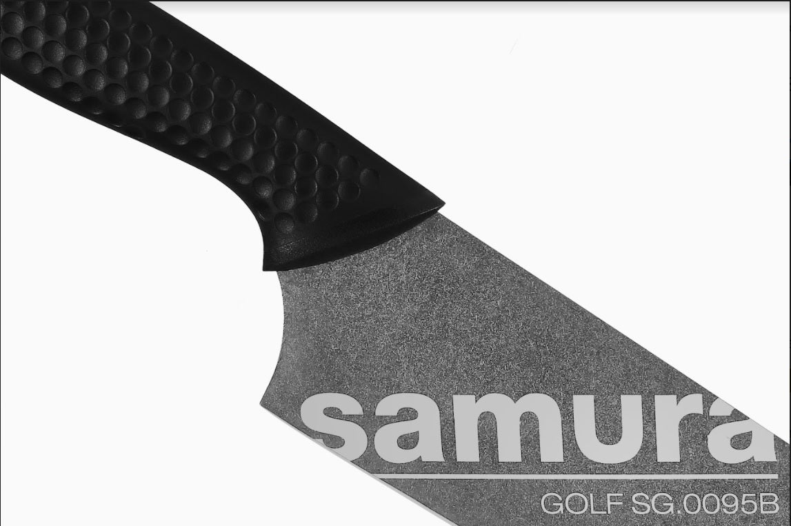 Cuțit Samura Golf Stonewash Santoku 7"/180mm, AUS-8 HRC-58