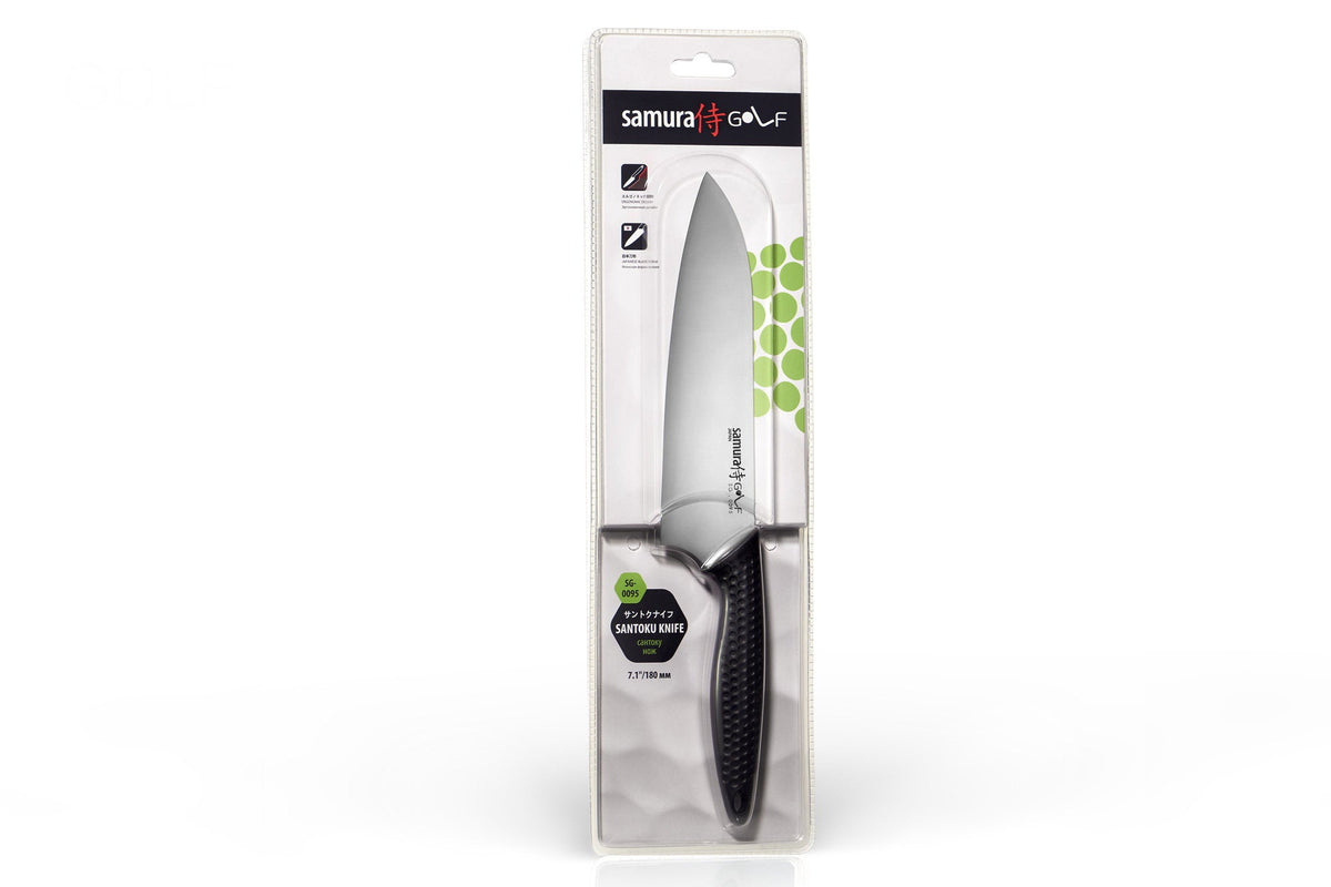 Cuțit Samura Golf Santoku 7"/180mm, AUS-8 HRC-58