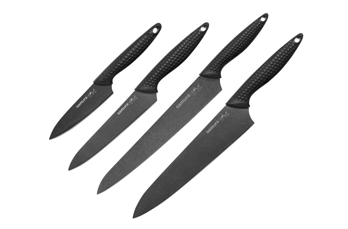 Set cuțite Samura Golf Stonewash, 4 buc. AUS-8 HRC-58