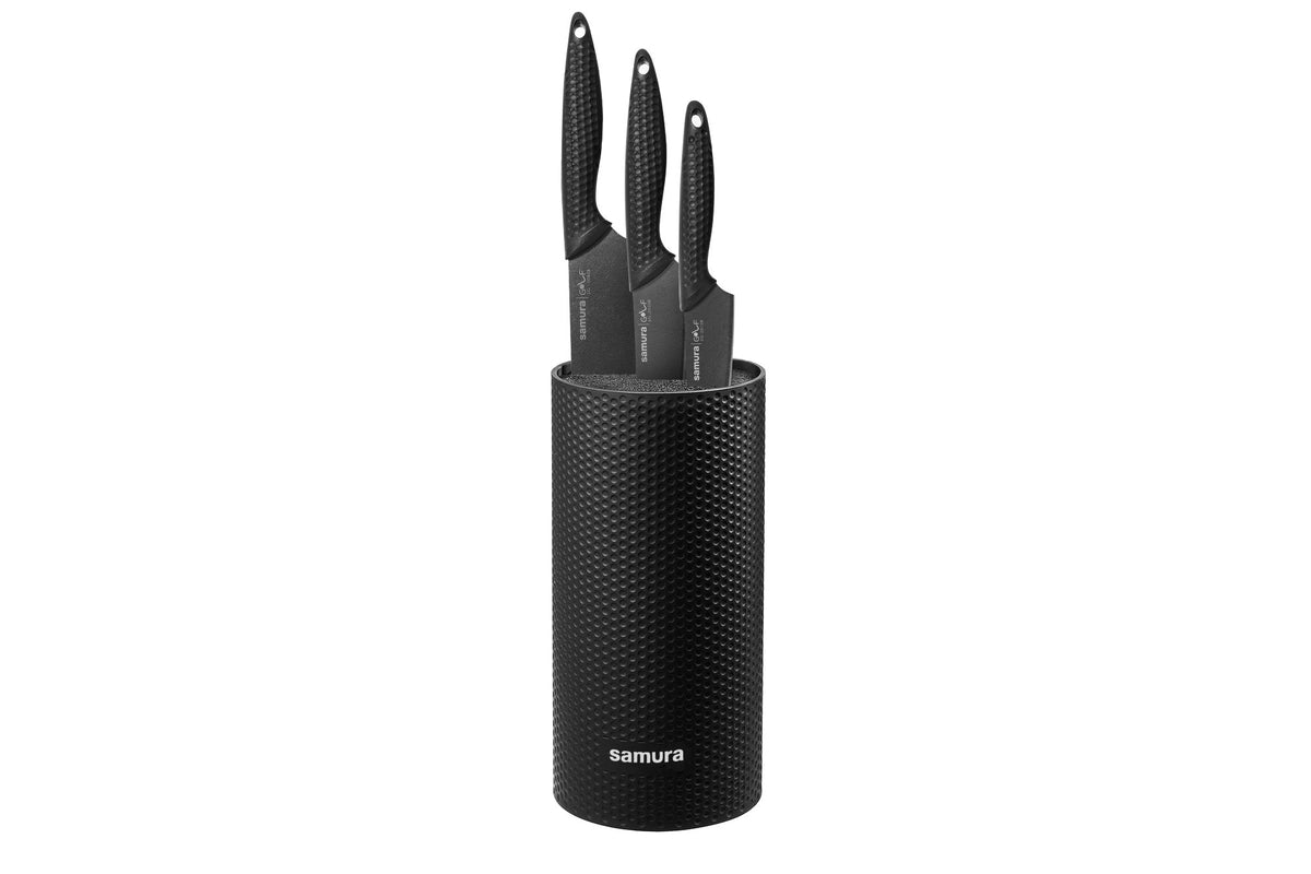 Set Samura Golf 3 buc. cuțite + suport, AUS-8 HRC-58