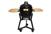 Gratar ceramic Kamado 39,8cm negru