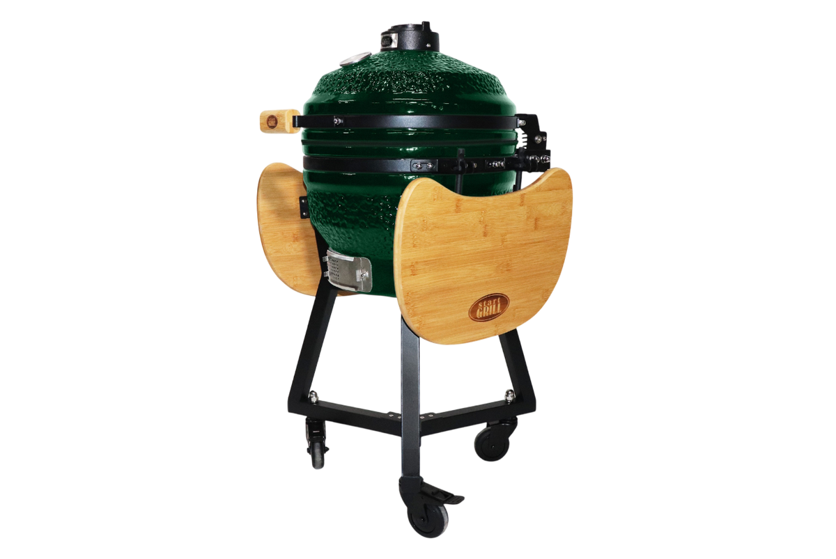 Grătar ceramic Kamado 39,8cm verde