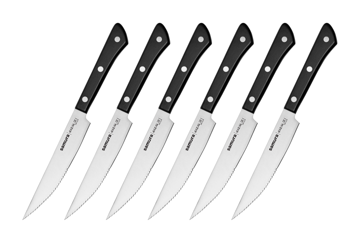 Set cuțite Samura Harakiri p/u steak 6 buc. AUS-8 HRC-58