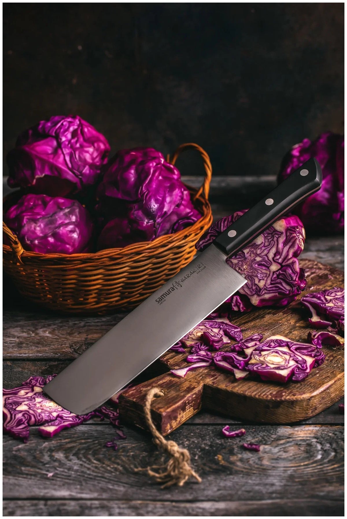 Cuțit Samura Harakiri Nakiri Modern  6,9"/174mm, AUS-8 HRC-58