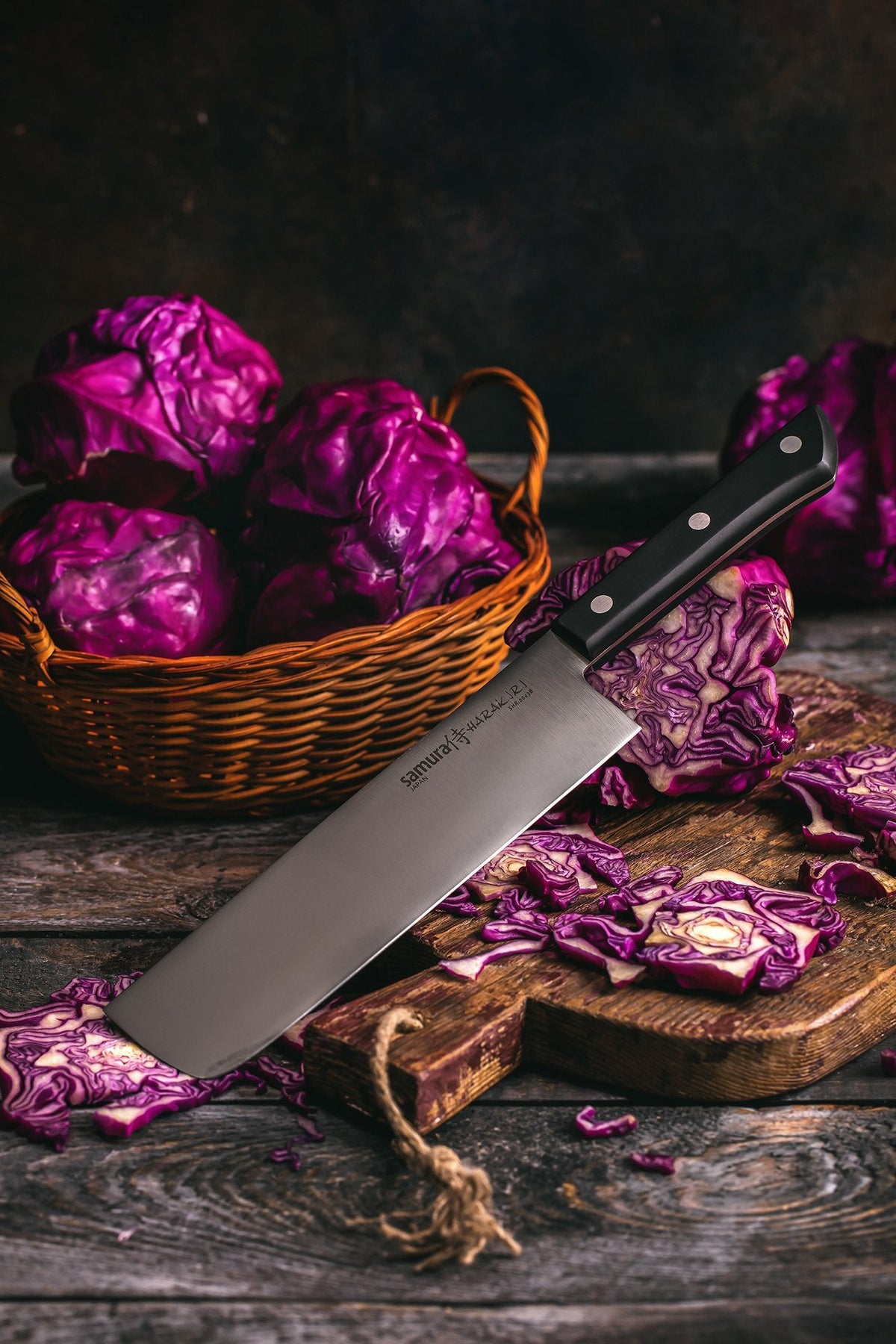 Cuțit Samura Harakiri Nakiri 170mm/6.7 AUS-8 HRC-58