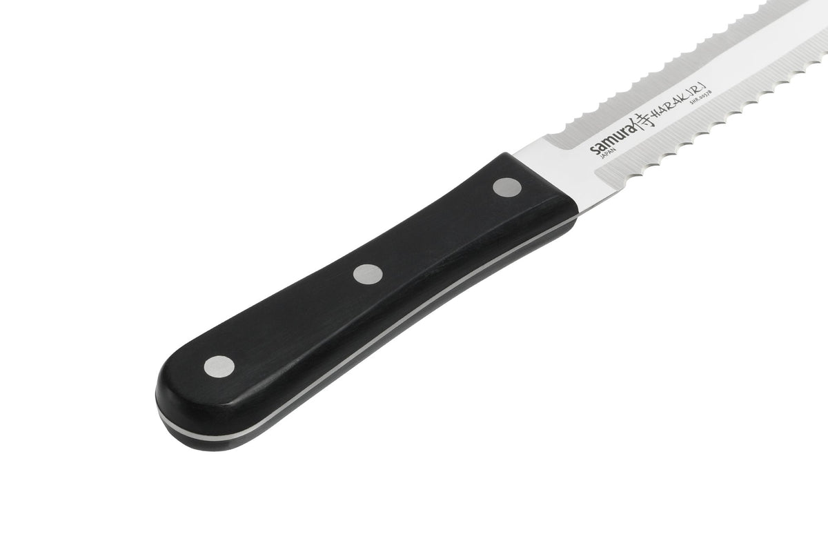 Cuțit Samura Harakiri p/u pâine&alimente inghetate 180mm/7.1 AUS-8 HRC-58