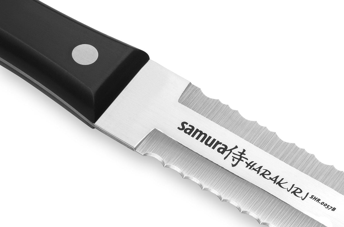 Cuțit Samura Harakiri p/u pâine&alimente inghetate 180mm/7.1 AUS-8 HRC-58
