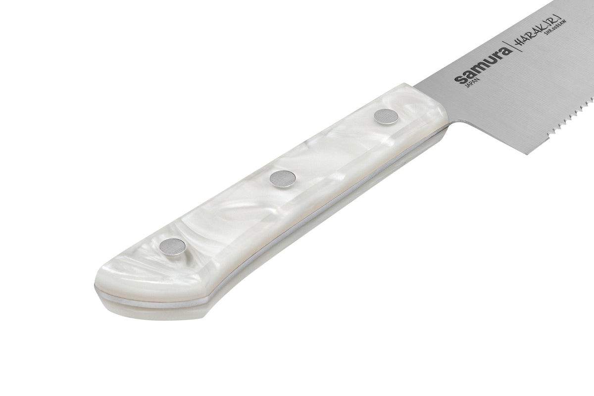 Cuțit Samura Harakiri Chef zimtat 8.2"/208 mm, AUS-8 HRC-58