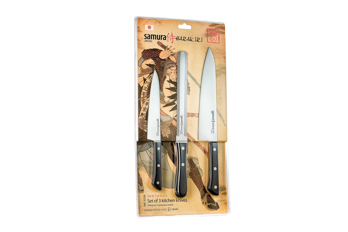 Set cuțite Samura Harakiri 3 buc. AUS-8 HRC-58