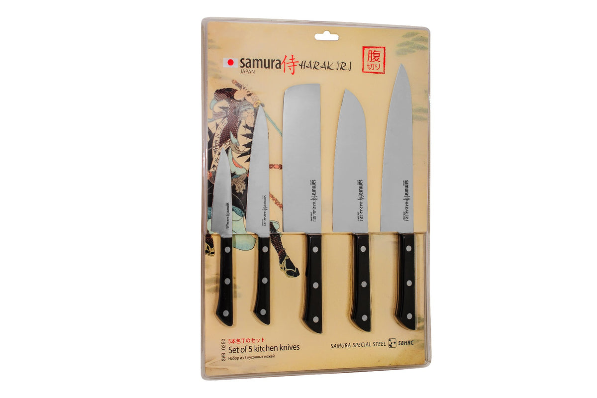 Set cuțite Samura Harakiri 5 buc. AUS-8 HRC-58