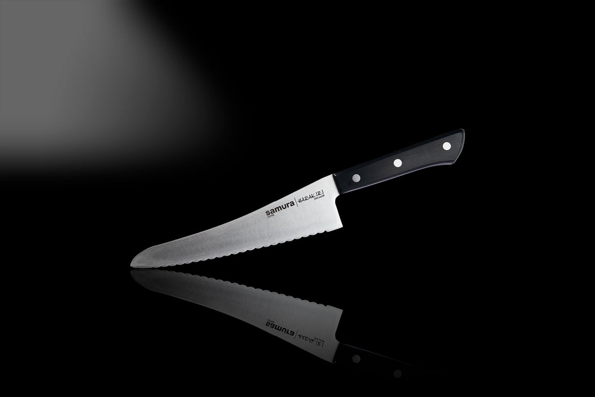 Cuțit Samura Harakiri p/u pâine&produse inghetate 7,4"/188mm, AUS-8 HRC-58