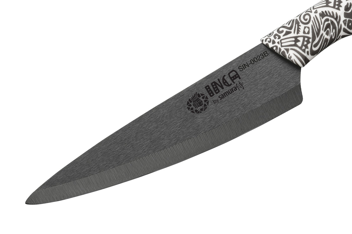 Cuțit Samura Inca universal lama zirconia ceramic negru 6.1"/155mm HRC-87