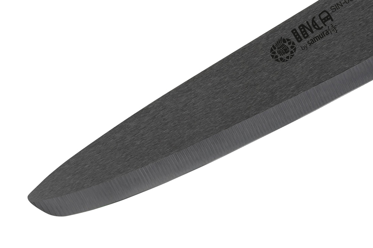 Cuțit Samura Inca Chef, lama zirconia ceramic negru 7.4"/187 mm HRC-87