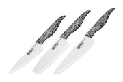 Set cuțite Samura Inca lama zirconia ceramic alb 3 buc. HRC-84
