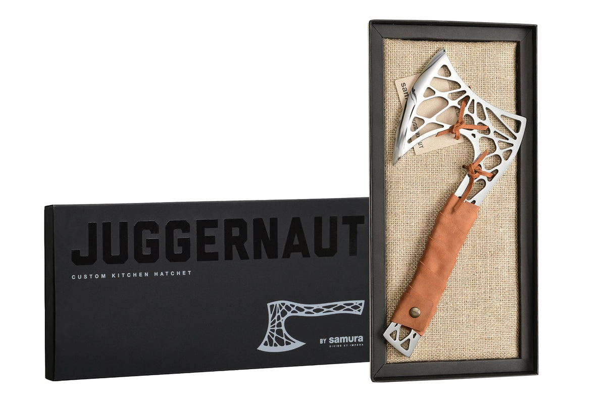 Topor de bucatarie personalizat Samura Juggernaut, 12.6"/320mm, argintiu