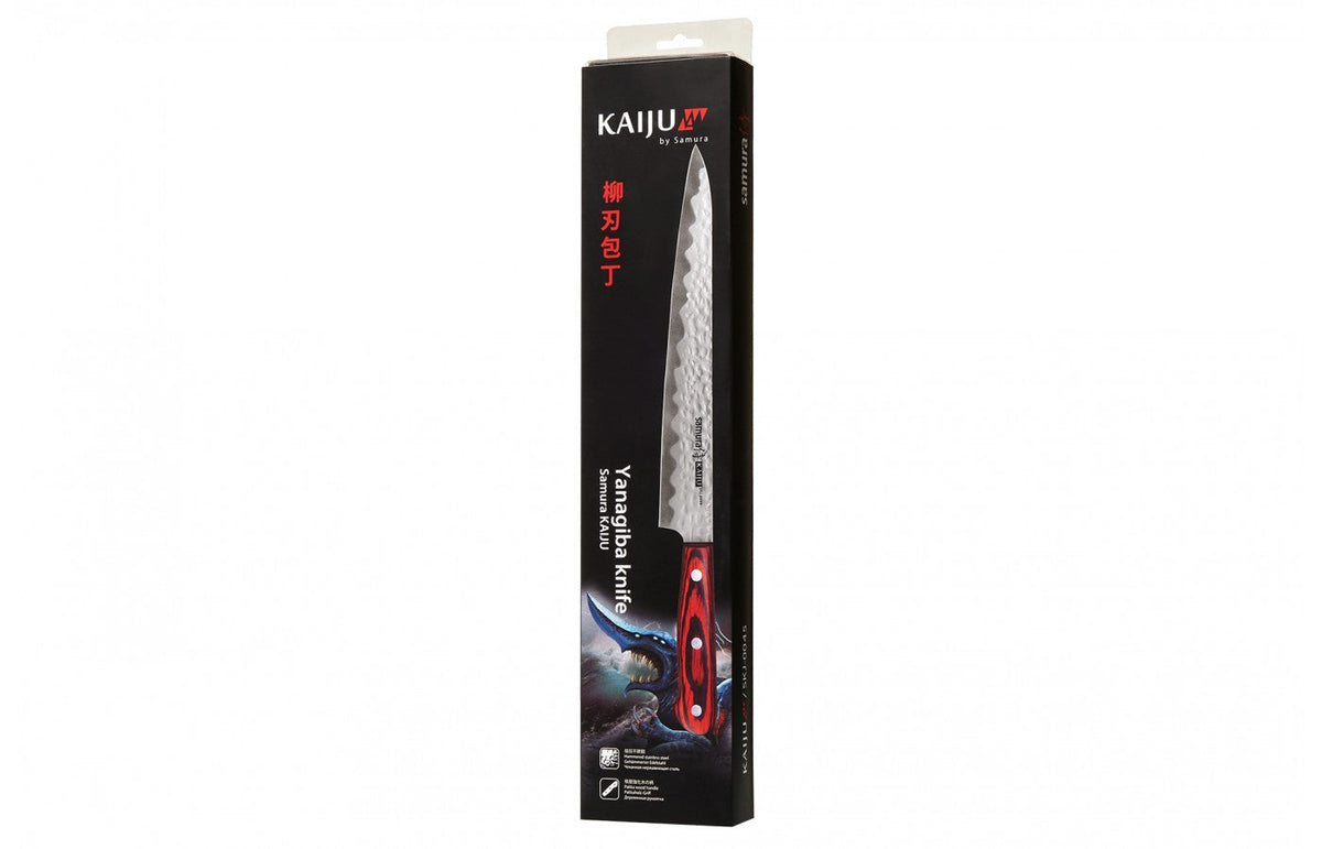 Cuțit Samura Kaiju Stonewash Yanaghiba 9.4"/240mm, AUS-8  HRC-59