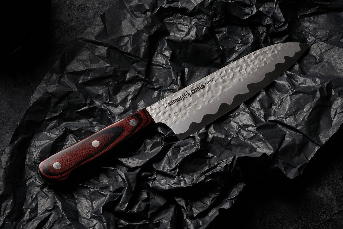 Cuțit Samura Kaiju Santoku 7.1"/180mm, AUS-8 HRC-59