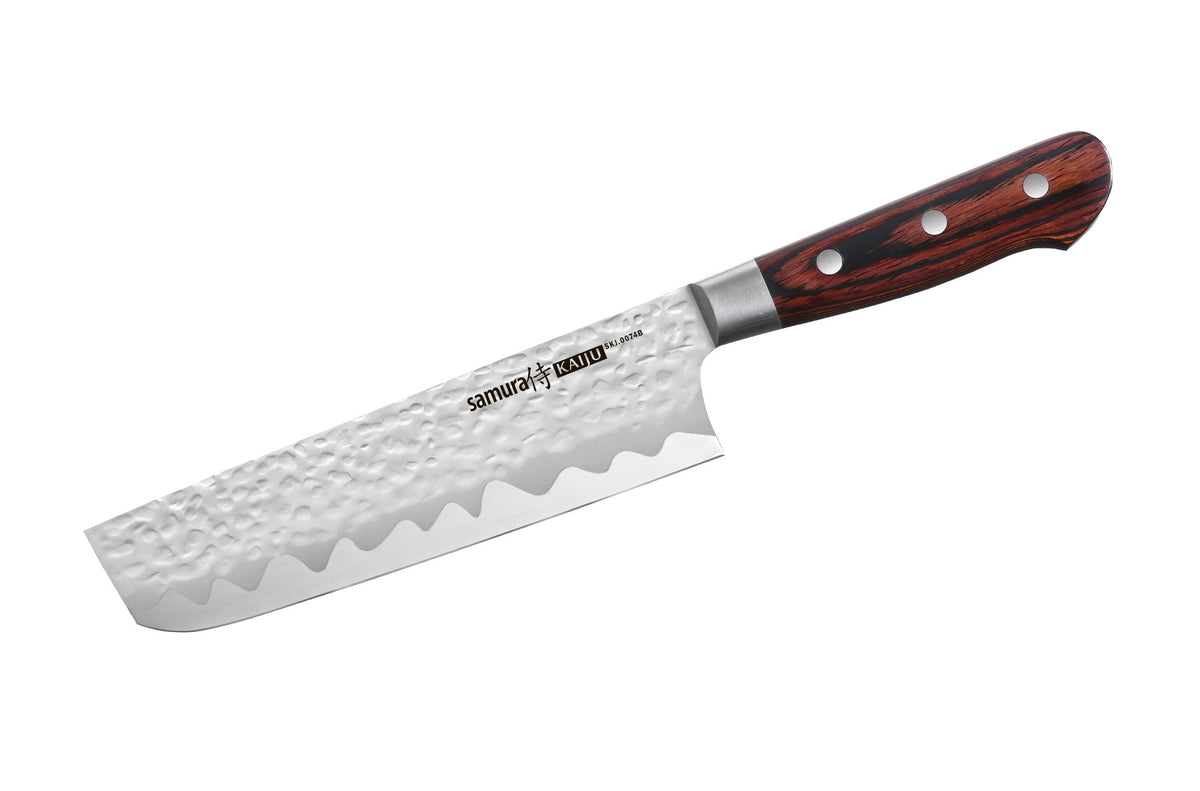 Cuțit Samura Kaiju Stonewash Nakiri 6.6"/167mm, AUS-8 HRC-58