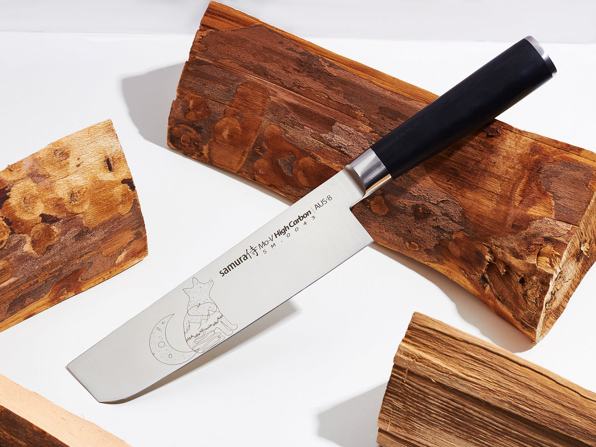 Cuțit Samura Mo-V Nakiri 6.6"/167mm, AUS-8 HRC-58
