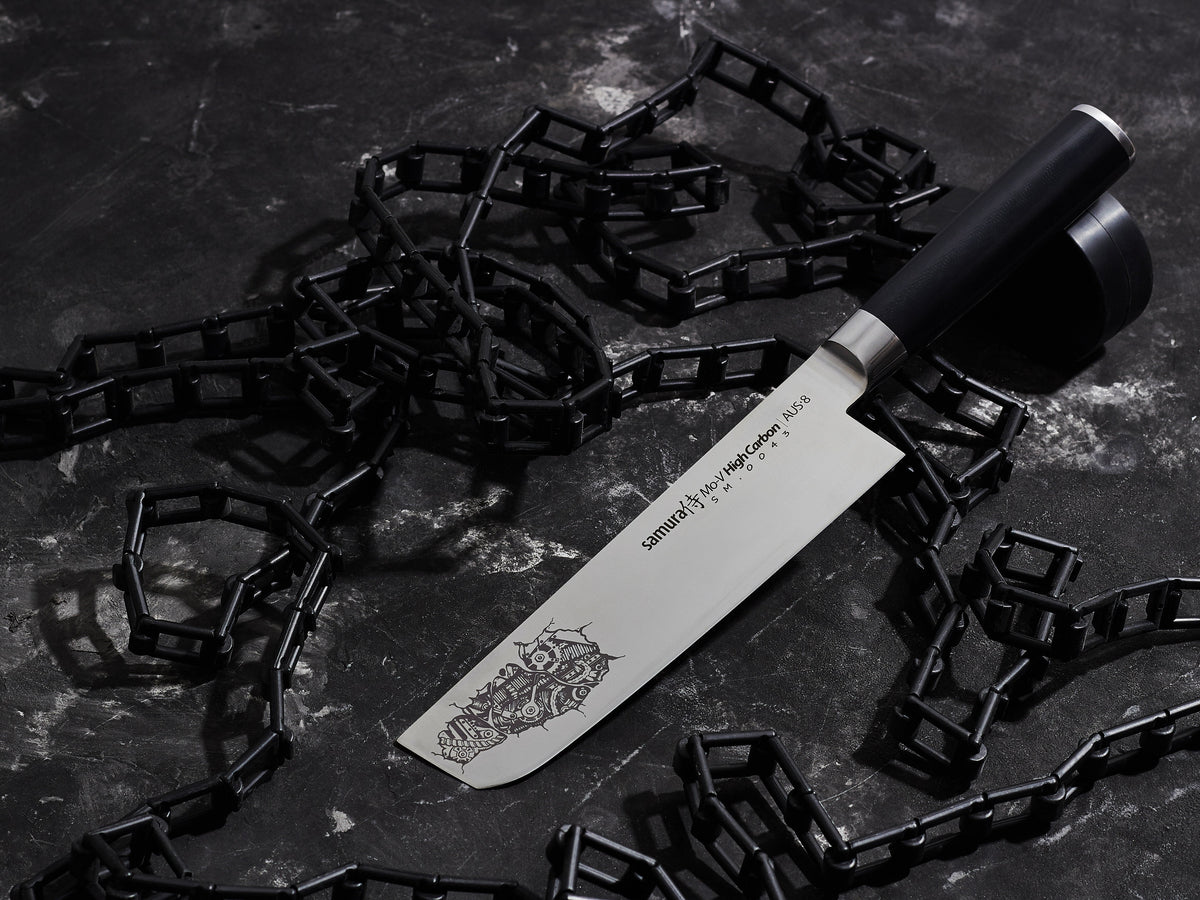 Cuțit Samura Mo-V Nakiri 6.6"/167mm, AUS-8 HRC-58