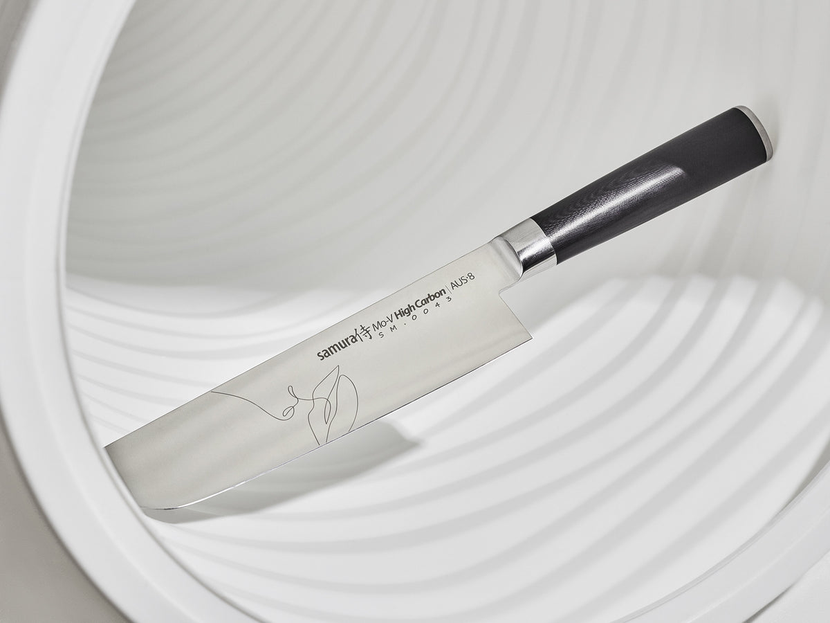 Cuțit Samura Mo-V Nakiri 6.6"/167mm, AUS-8 HRC-58