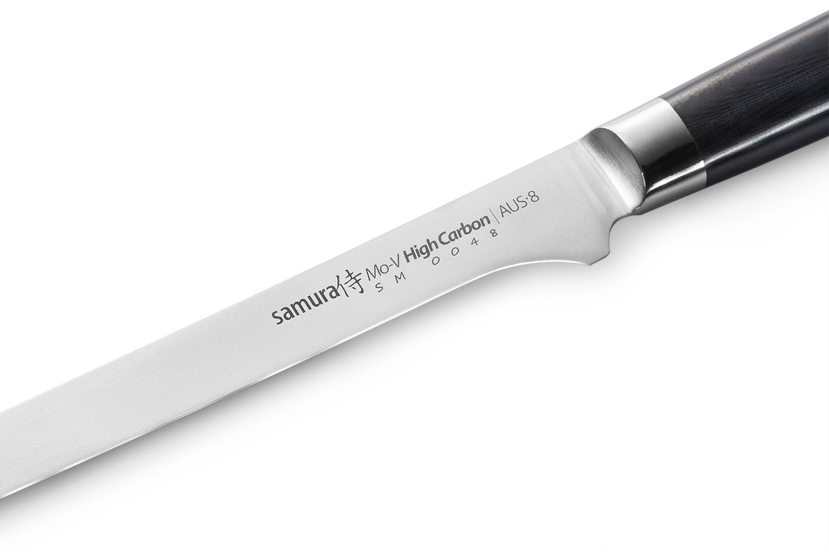 Cuțit Samura Mo-V feliator 8.8"/218mm, AUS-8 HRC-58