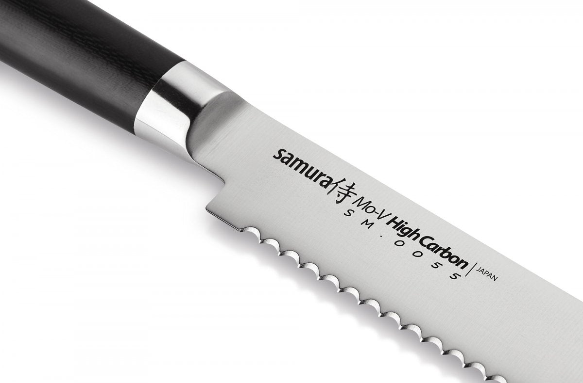 Cuțit Samura Mo-V p/u pâine 9"/230mm, AUS-8 HRC-58